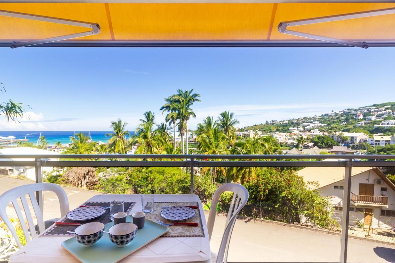 Cuty - Bel Et Spacieux Apt Avec Magnifique Vue Mer Et Piscine Saint Gilles Les Bains المظهر الخارجي الصورة